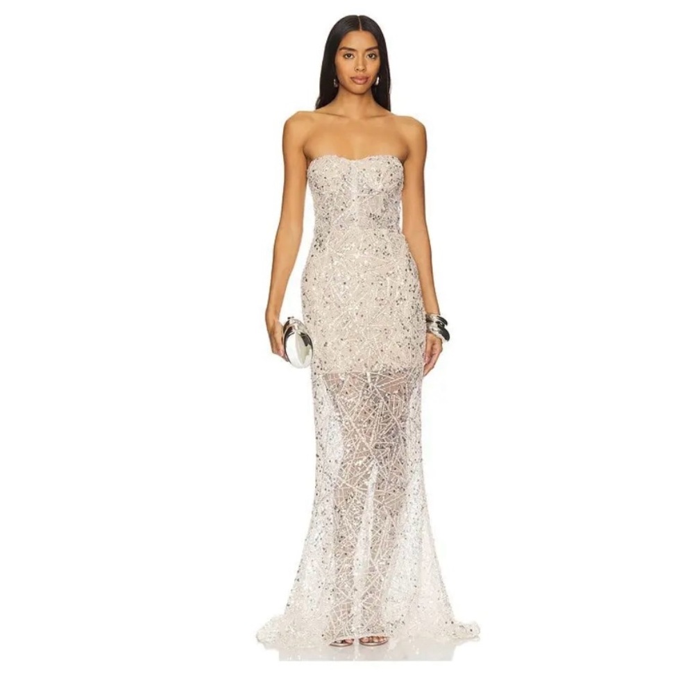 Bronx and Banco Silver Giselle Gown